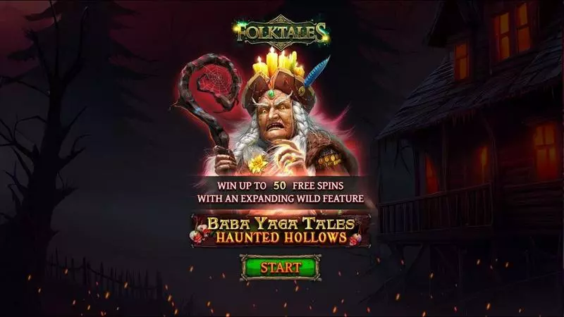 Baba Yaga Tales – Haunted Hollows Spinomenal Slot Introduction Screen