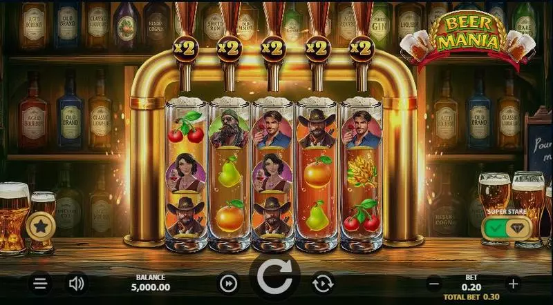 Beer Mania  StakeLogic Slot Main Screen Reels