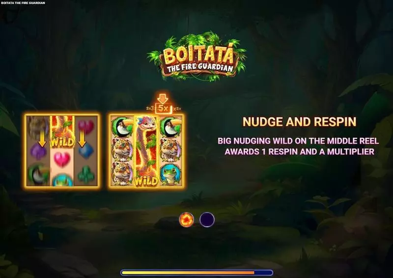 BoitataThe Fire Guardian Wizard Gaming Slot Introduction Screen