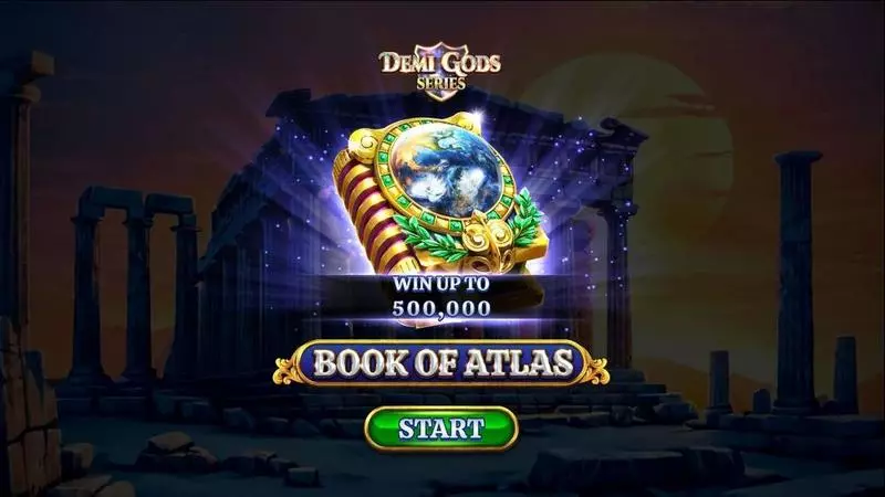 Book Of Atlas Spinomenal Slot Introduction Screen