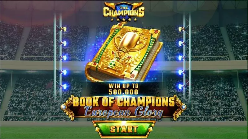 Book Of Champions – European Glory Spinomenal Slot Introduction Screen