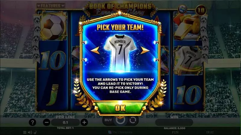 Book Of Champions – European Glory Spinomenal Slot Info and Rules