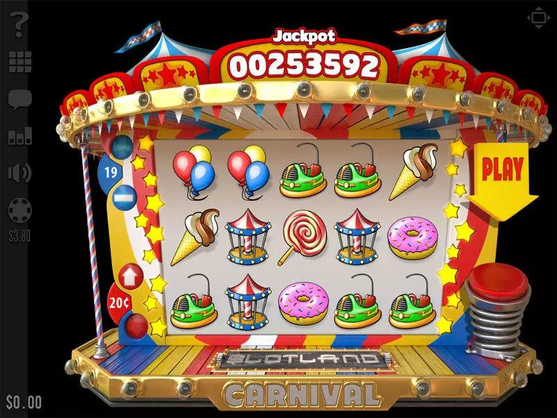 Carnival Slotland Software Slot Main Screen Reels