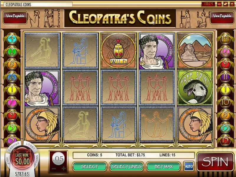 Cleopatra's Coin Rival Slot Info and Rules