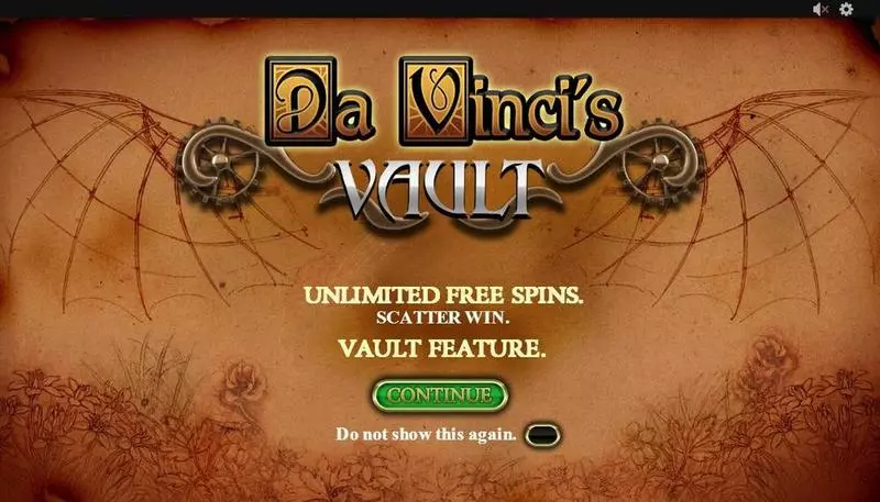 Da Vinci's Vault PlayTech Slot Info and Rules