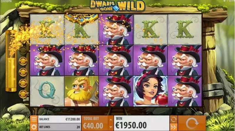 Dwarfs Gone Wild Quickspin Slot Bonus 1