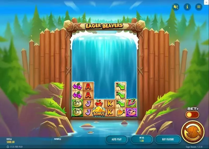 Eager Beavers Thunderkick Slot Main Screen Reels