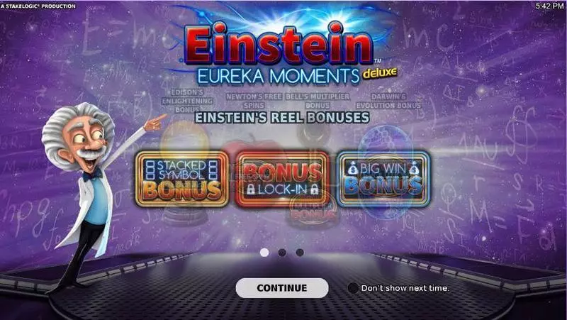 Einstein Eureka Moments StakeLogic Slot Info and Rules
