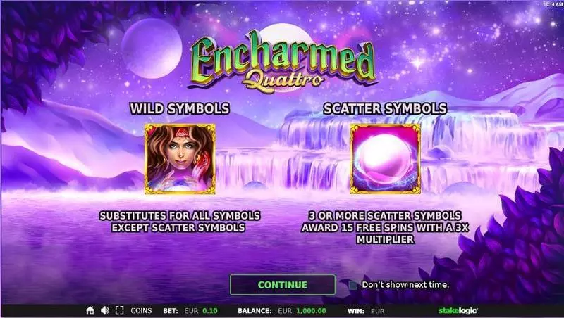 Encharmed Quattro StakeLogic Slot Info and Rules