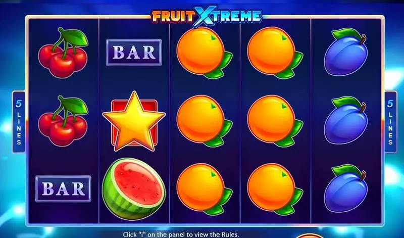 Fruit Xtreme Playson Slot Main Screen Reels