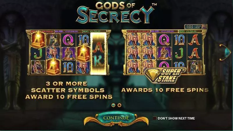 Gods of Secrecy StakeLogic Slot Info and Rules