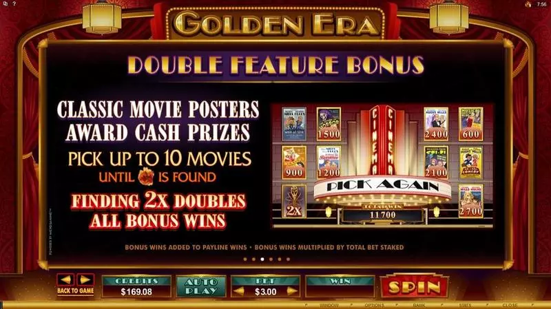 Golden Era Microgaming Slot Info and Rules