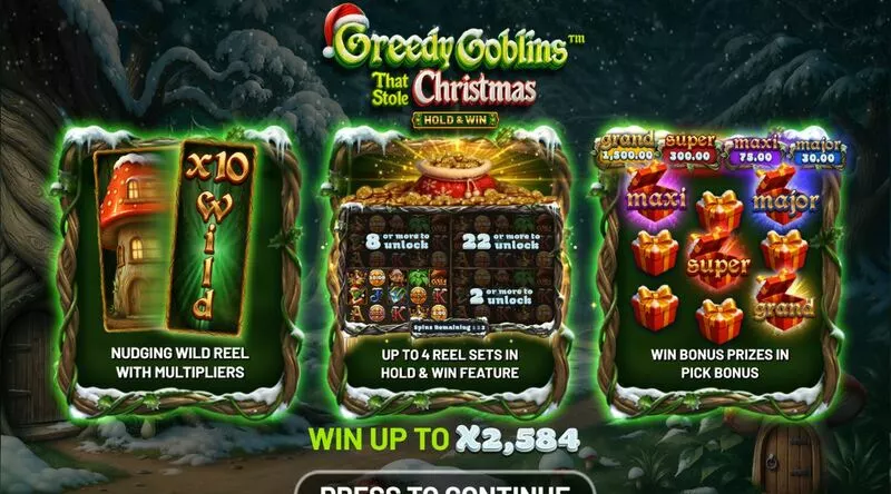 Greedy Goblins That Stole Christmas BetSoft Slot Info and Rules