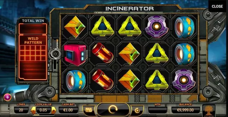 Incinerator Yggdrasil Slot Main Screen Reels