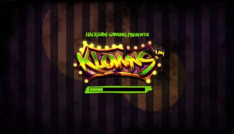 Klowns Hacksaw Gaming Slot Introduction Screen