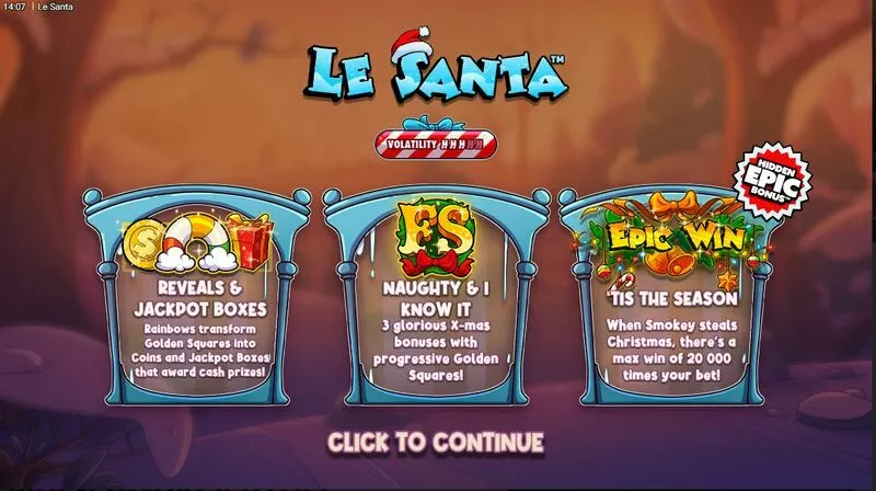 Le Santa Hacksaw Gaming Slot Info and Rules
