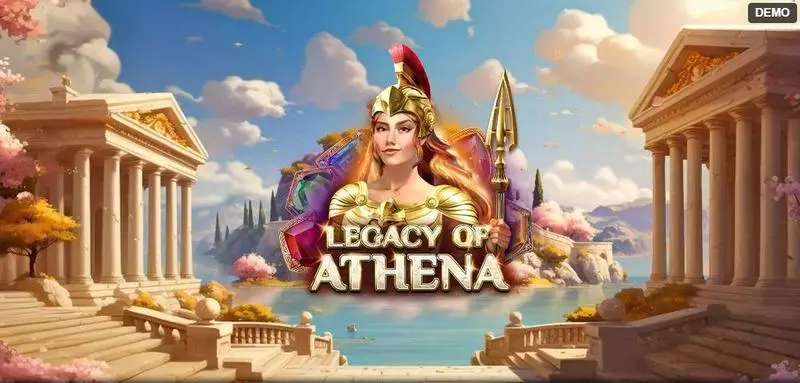 Legacy of Athena Red Rake Gaming Slot Introduction Screen