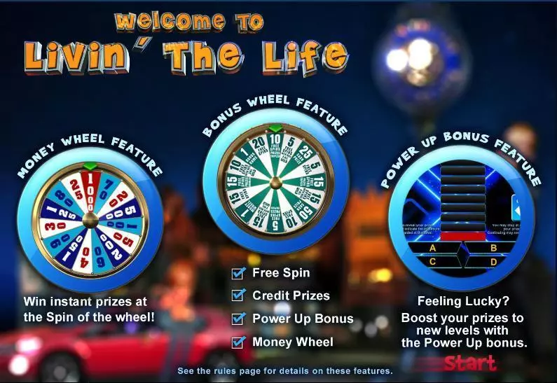 Livin The Life WGS Technology Slot Info and Rules
