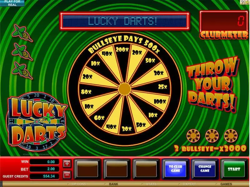 Lucky Darts Microgaming Slot Bonus 1