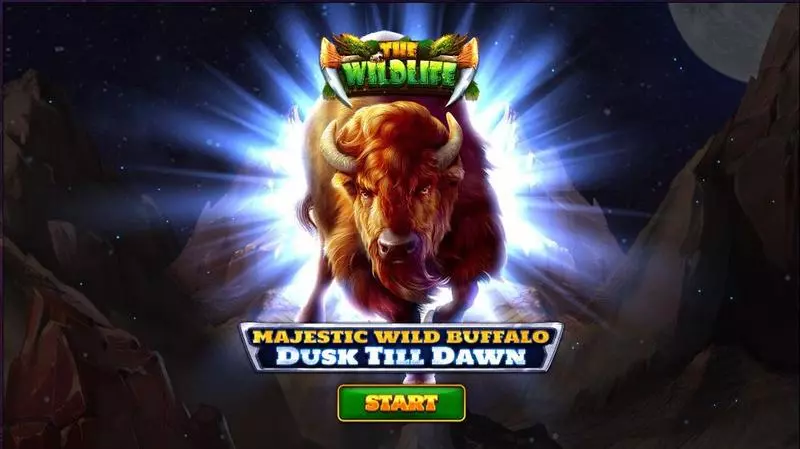 Majestic Wild Buffalo – Dusk Till Dawn Spinomenal Slot Introduction Screen