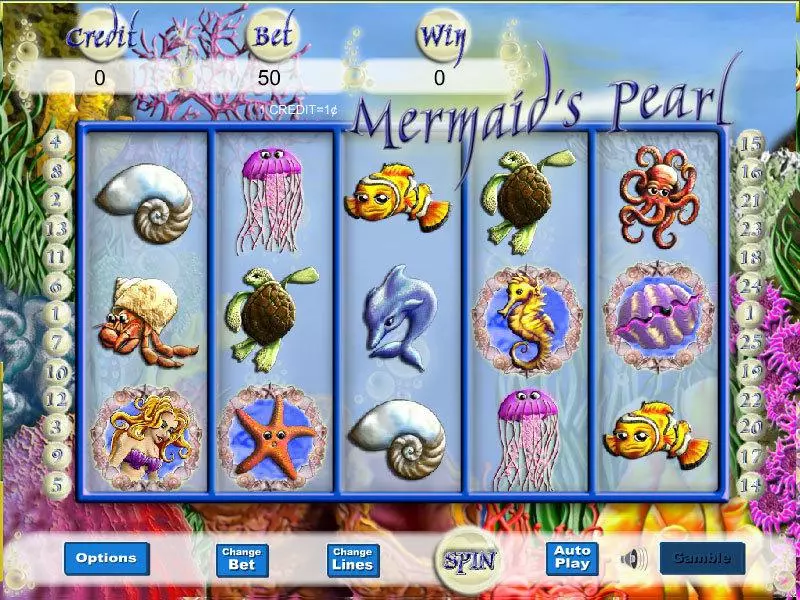 Mermaid Magic Player Preferred Slot Main Screen Reels