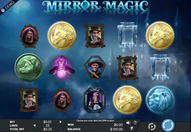Mirror Magic Genesis Slot Main Screen Reels
