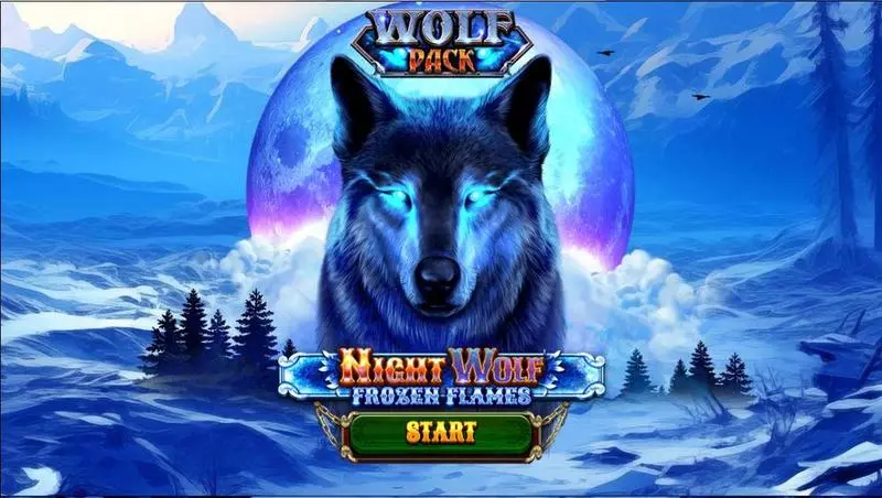 Night Wolf – Frozen Flames Spinomenal Slot Introduction Screen