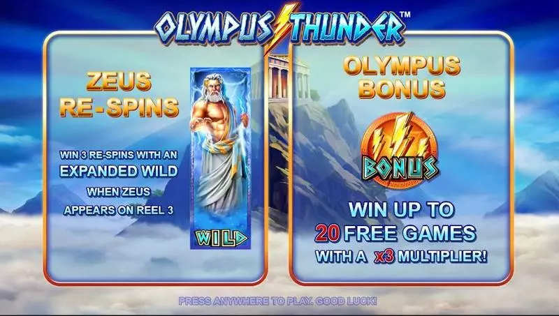 Olympus Thunder Nyx Interactive Slot Info and Rules