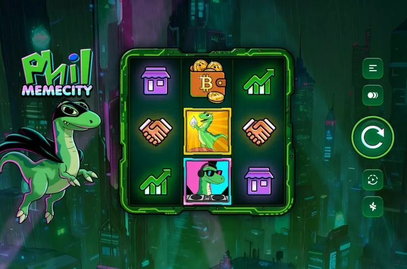 Phil Memecity TrueLab Games Slot Main Screen Reels