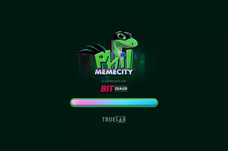 Phil Memecity TrueLab Games Slot Introduction Screen