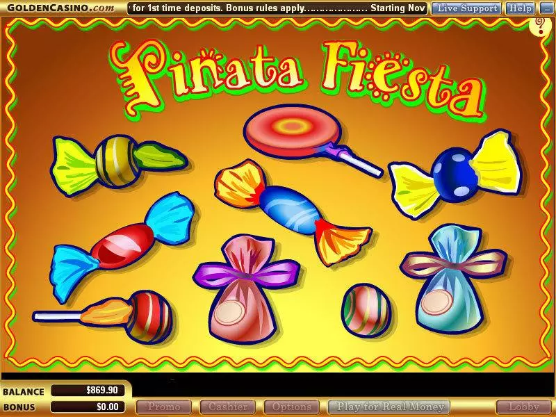 Pinata Fiesta WGS Technology Slot Bonus 1