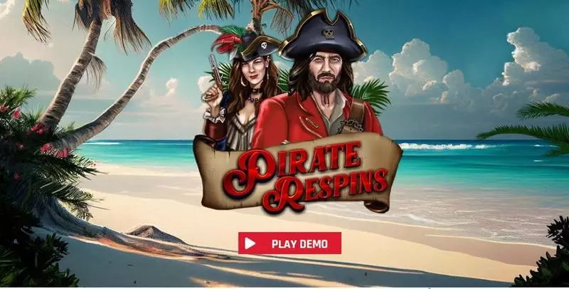 Pirate Respin Red Rake Gaming Slot Introduction Screen