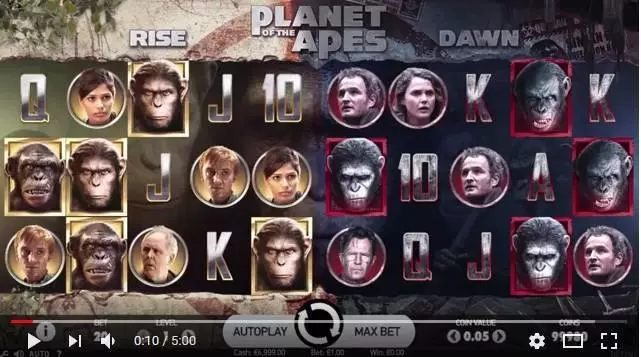 Planet of Apes NetEnt Slot Info and Rules