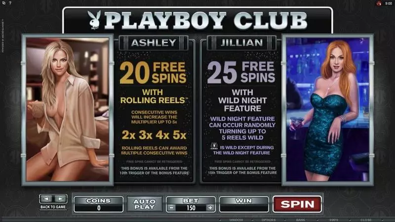Playboy Microgaming Slot Info and Rules