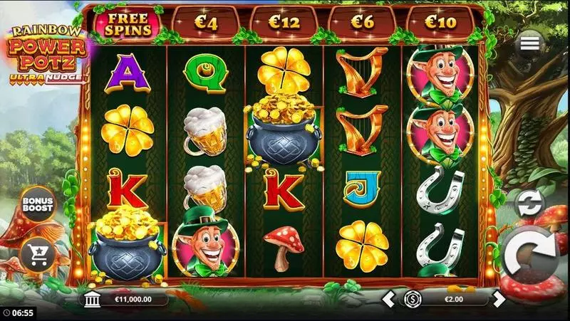 Rainbow Power Pots UltraNudge Bang Bang Games Slot 