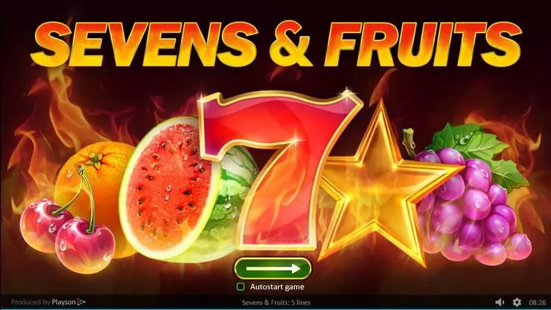 Sevens & Fruits Playson Slot Info and Rules