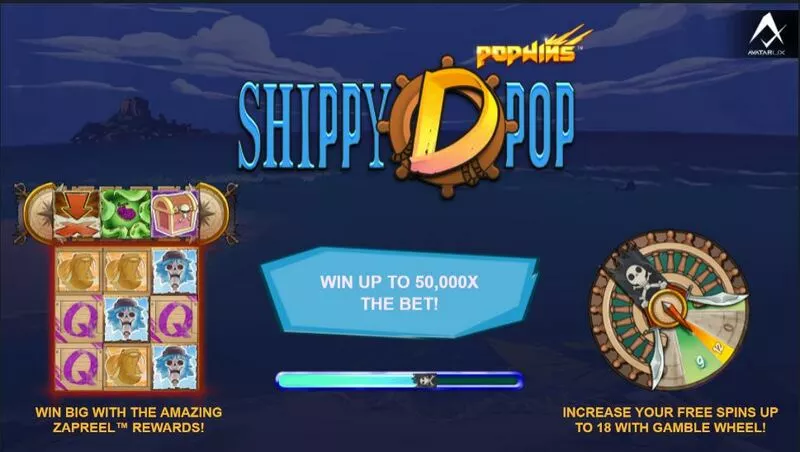 Shippy D Pop AvatarUX Slot Introduction Screen