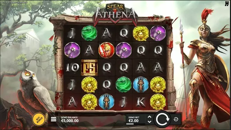 Spear of Athena Hacksaw Gaming Slot Main Screen Reels
