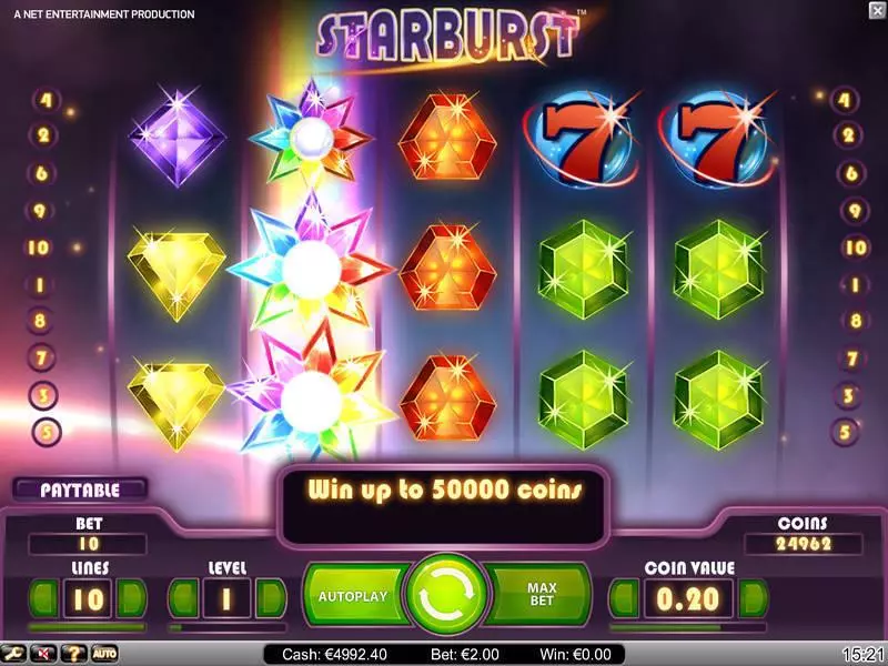 Starburst NetEnt Slot Bonus 1