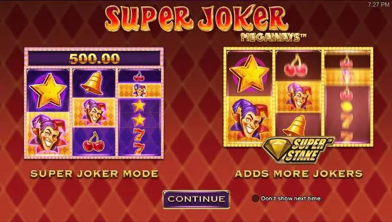 Super Joker Megaways StakeLogic Slot Info and Rules