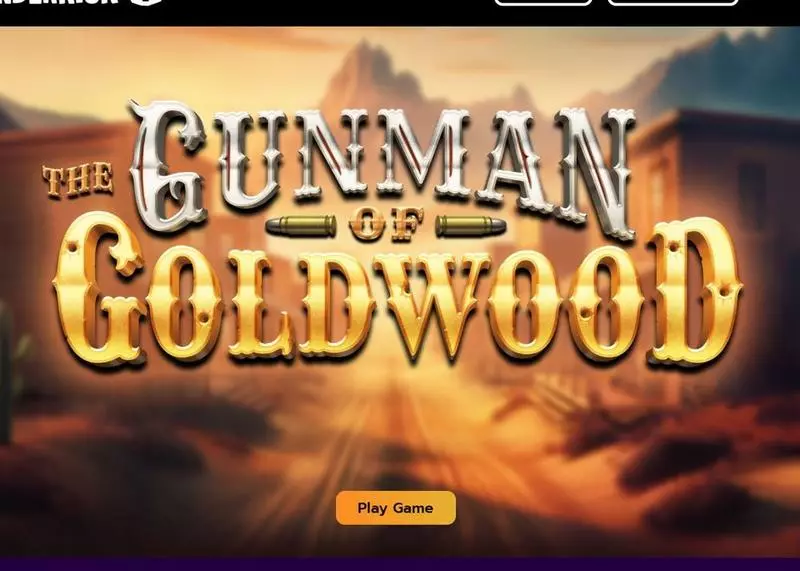 The Gunman of Goldwood Thunderkick Slot Introduction Screen